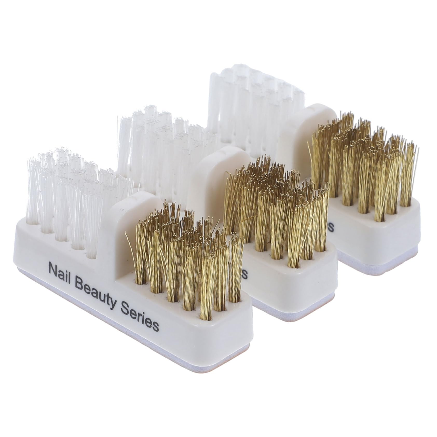 Healeved Spazzola Pulizia Punte Fresa Unghie in Rame Pennello Per Manicure Professionale E Uso Domestico Strumento Portatile Per Pulizia Nail Art 4.6X2.3X1.5 Pollici