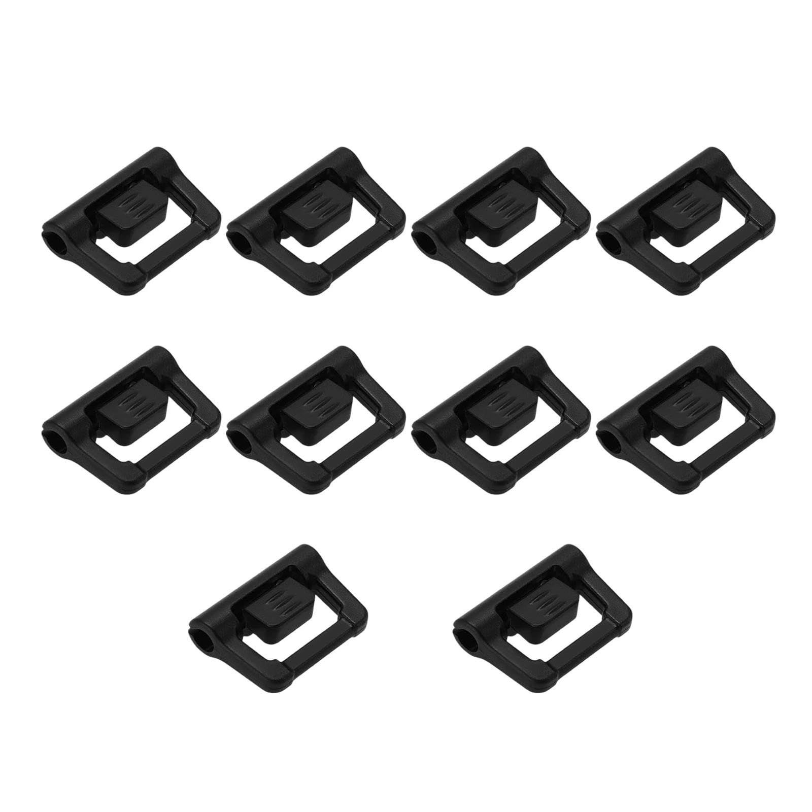 TRHDFW 10PCS Camping Tent Poles Hooks Tent Sky Hooks Plastic Hook Aperture 4.8mm Slide Width 18mm for Outdoor Camping Awnings Hanging Lights