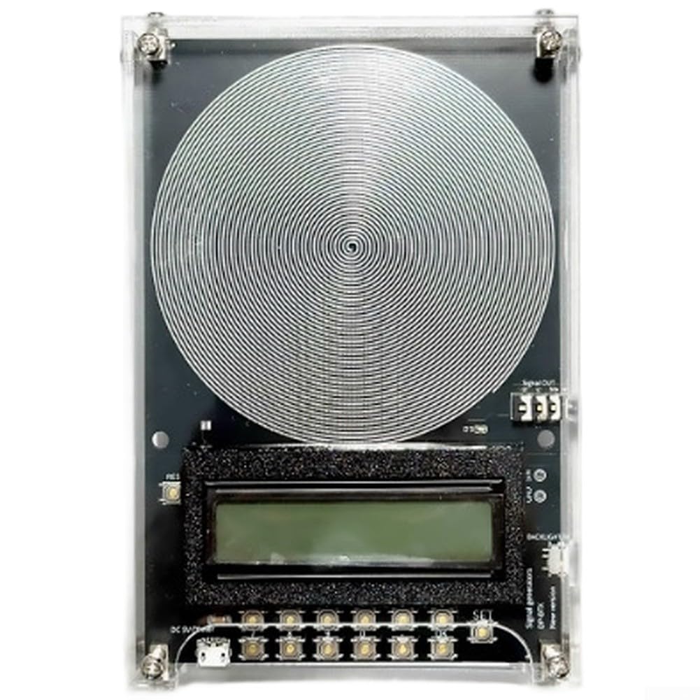 Digitaler Niederfrequenz-Pulsgenerator 7 83Hz Resonant mit einstellbarer Frequenz 0 1Hz bis 30kHz, unterstützt Sinus- und Quadratwellen, USB-betrieben (Schwarz)