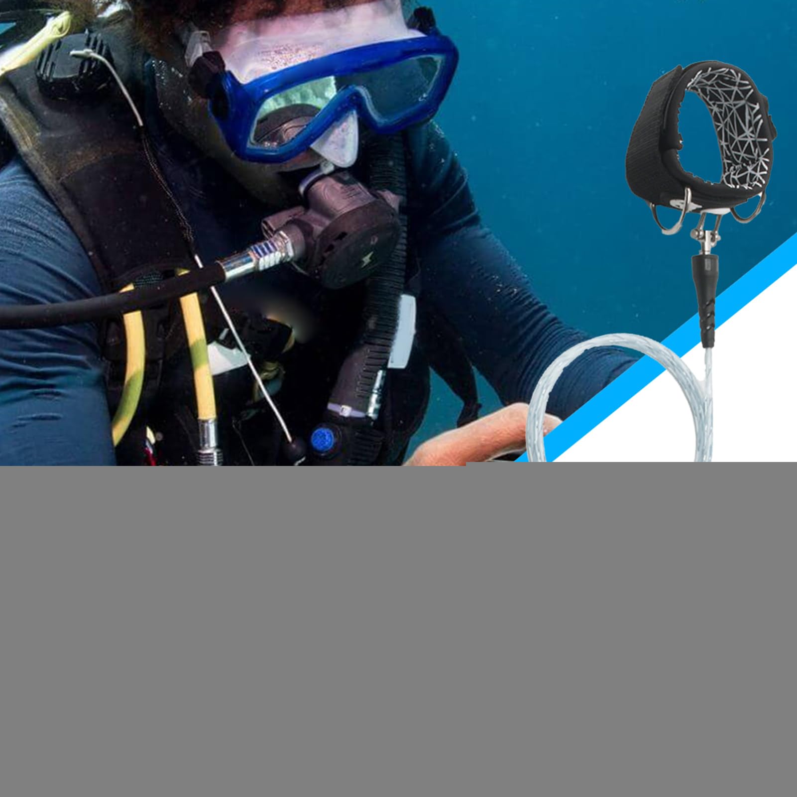 Lanyard für Apnoe, Apnoe-Lanyard | Robustes Apnoe-Seil für Schwimmen im Freien, Anti-Verlust-Tauch-Trainingsseil für Tauchen, Schnorcheln, PL-Navigation