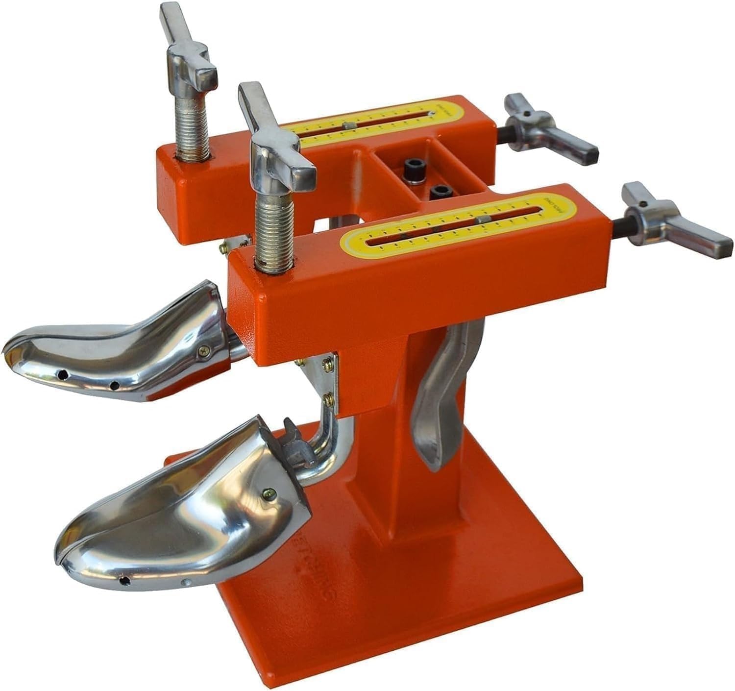 Ensanchador de zapatos de ancho y longitud ajustable, expansor de zapatos de aluminio de doble cabezal for zapatillas de cuero, aflojamiento de botas