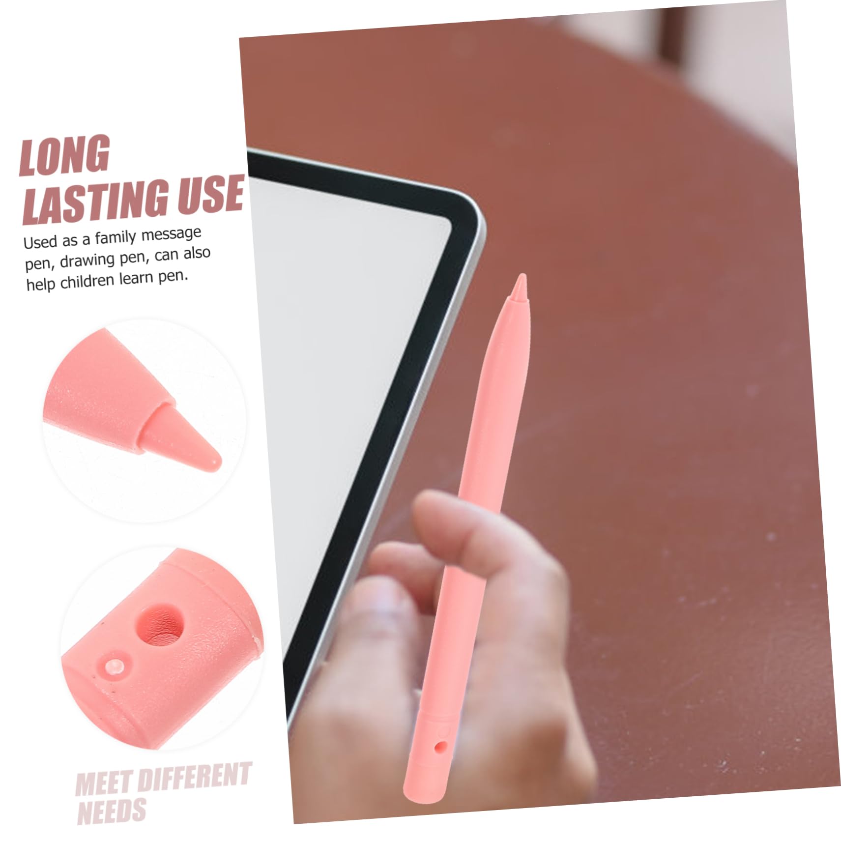 Veemoon Penna Stilo per Tablet Cancellabile 3 Pezzi, Penna per Scrivere e Disegnare su Schermo Lcd da 8.5, 10 e 12 Pollici, Plastico Resistente per Ufficio e Famiglia
