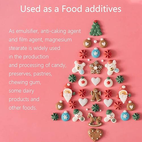 Miniatura 4 de T-Miles 99% estearato de magnesio, grado alimenticio, ingredientes cosméticos, CAS: 557-04-0 (250g/8.8oz)