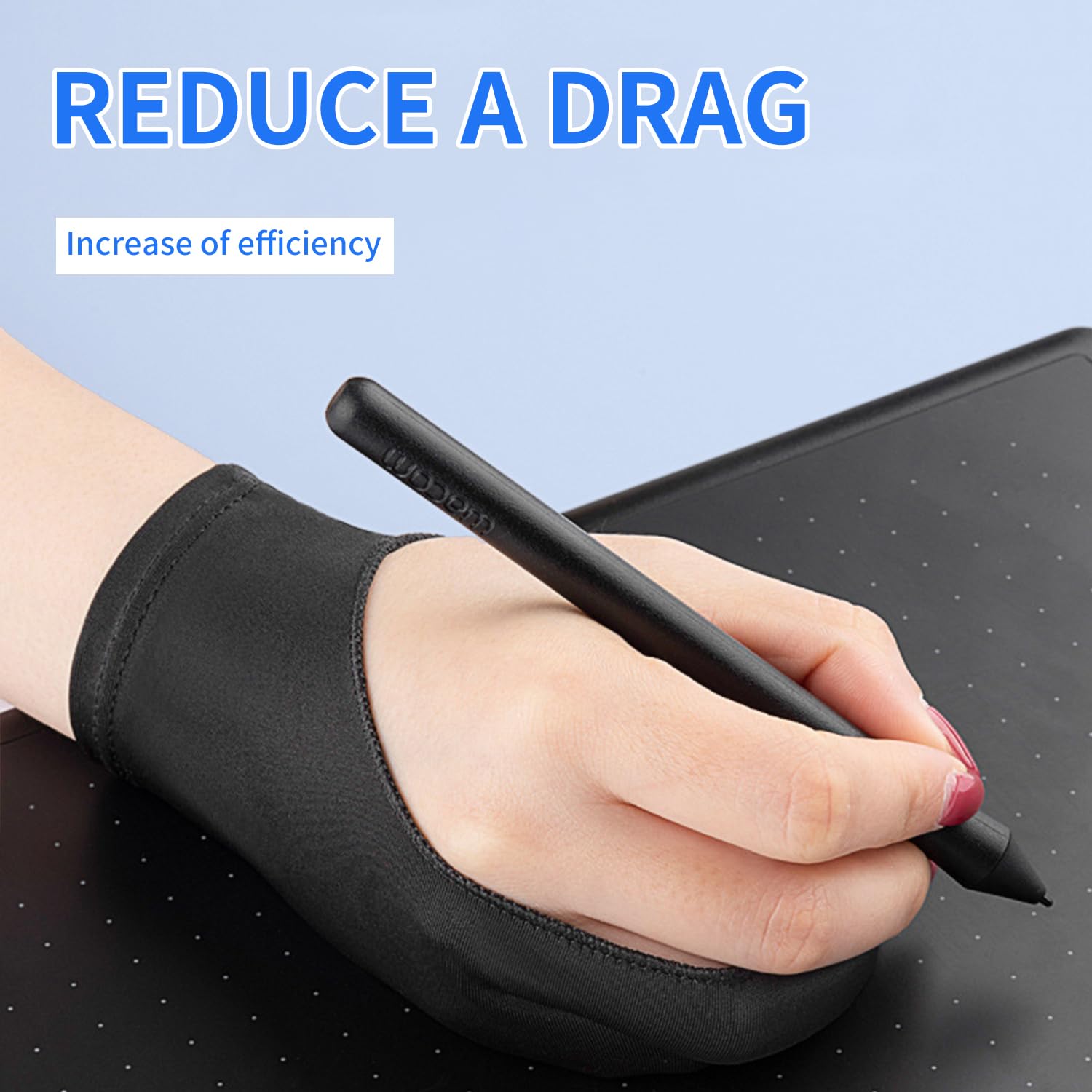 Wacom Tablet Wacom Drawing Glove, Two-Finger Artist Glove For