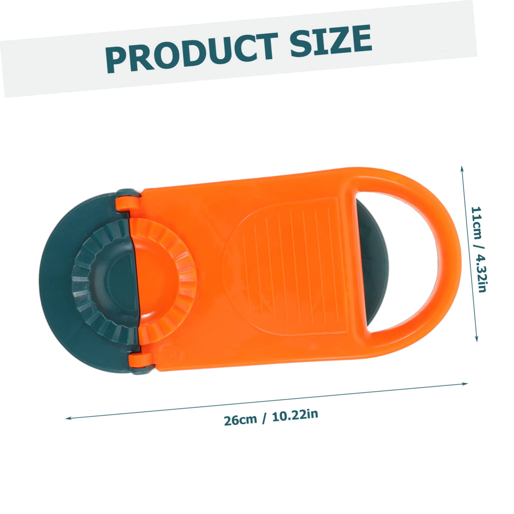 TOPPERFUN Dumpling Skin Mold Dumpling Press Sealer Easy Presser Perfect for Making Pies Empanadas