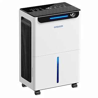 2500 Ft² Max 34 Pints Large Room Dehumidifier for Basement White | Compressor Dehumidifier with Drain Hose for Home RV Garage Humidity Control - Amazon product rated Grade A