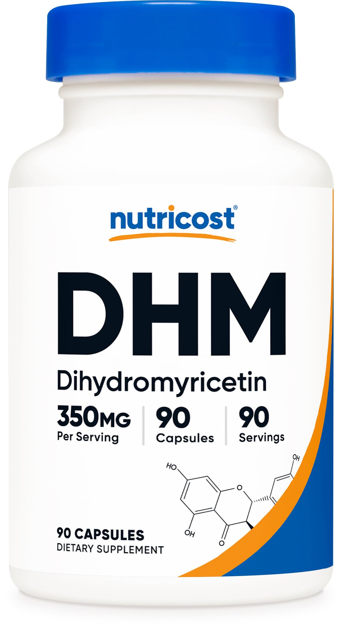 Nutricost Dihydromyricetin (DHM) Capsules (350mg, 90 Capsules) - Vegan, Non-GMO, 90 Servings