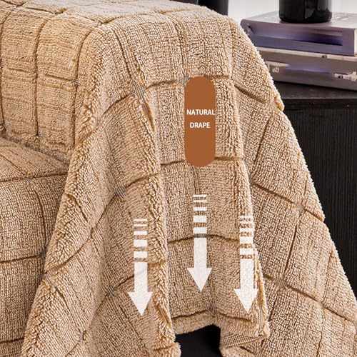 Protege canape epais contre griffures chien chat coton