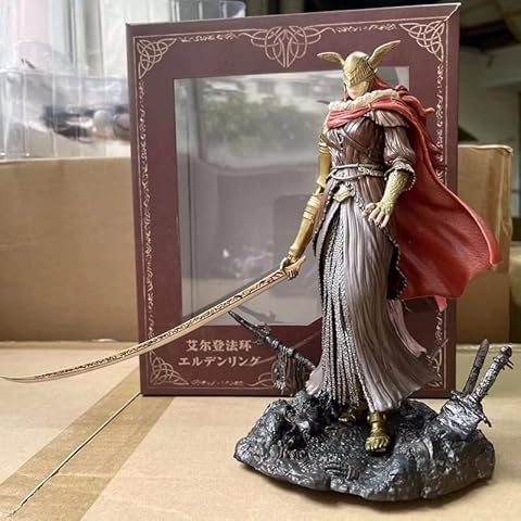 Elden Ring Game Malenia Figure, 24 cm/9.4 inch Malenia PVC Figure Statue Anime Cartoon Sculpture for Elden Ring Fans Cover