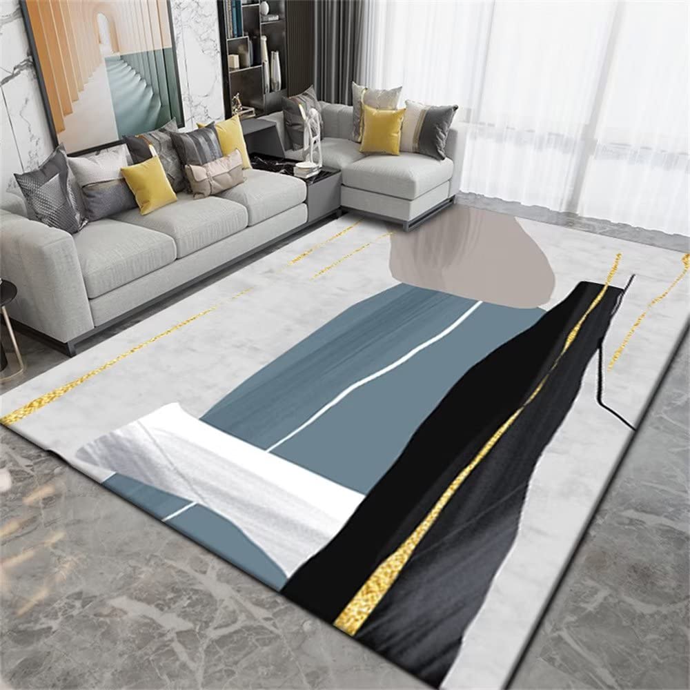 Tapis grand format anti poussiere et usure pour grand salon