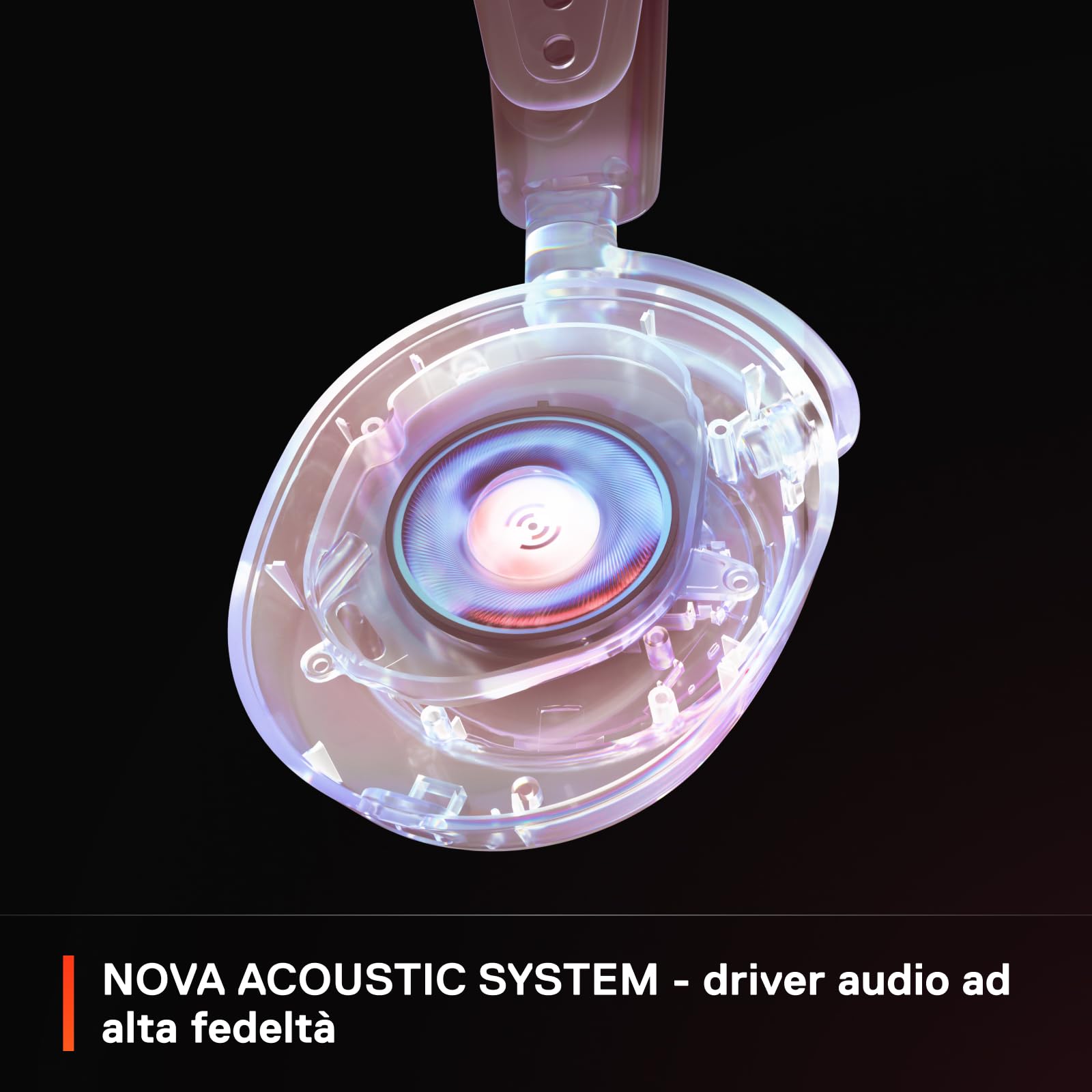 SteelSeries Arctis Nova 7 Wireless Cuffia da gaming multipiattaforma - Dragon Ed - Due set di auricolari - Dual Wireless da 2,4 GHz e Bluetooth - Batteria a carica rapida da 38 ore PC, PS, Switch