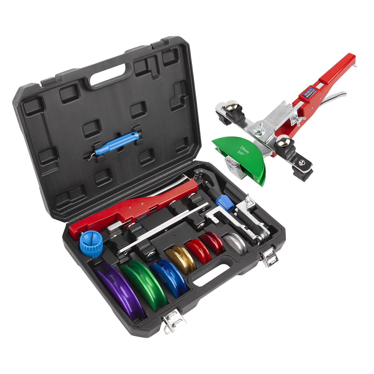 Wostore Tube Bender Kit With Reverse Bend Includes 1/4-7/8 Sizes Refrigeration Ratcheting Tubing Benders