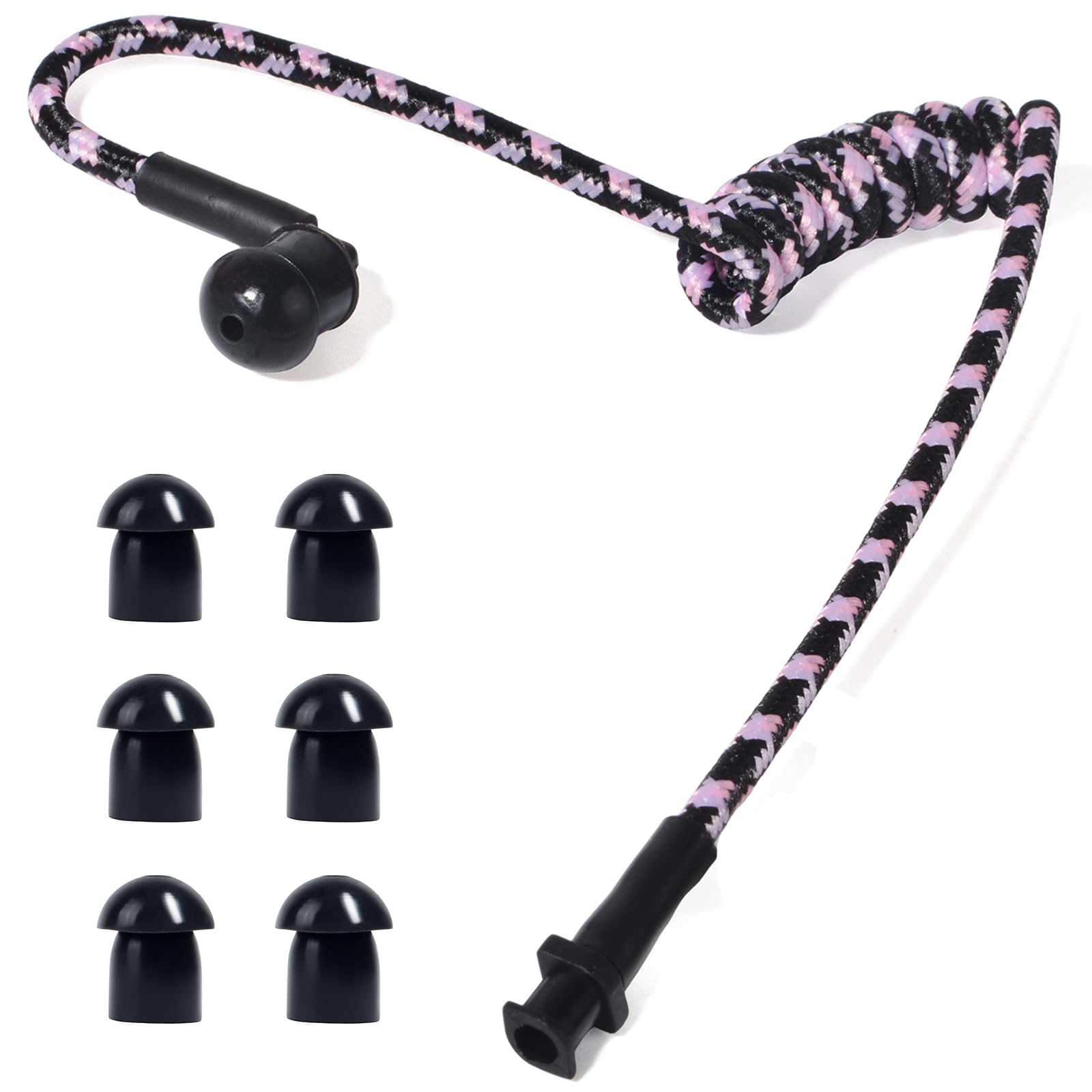 HYS Tubo acústico de Nailon. Accesorios para radiocomunicaciones, para Auriculares de policía de Seguridad (Negro) — view 10