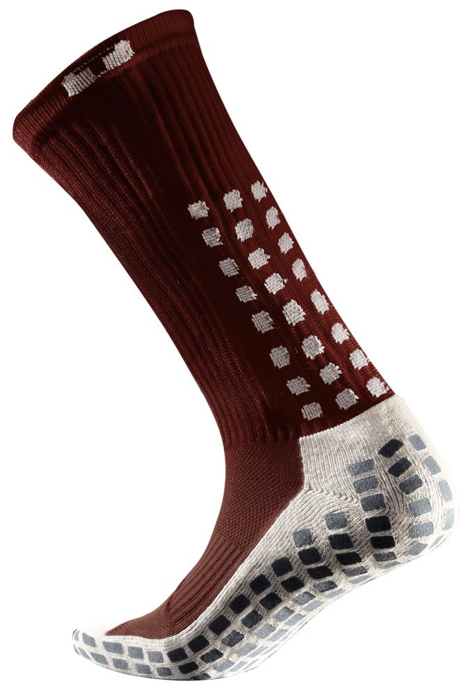Trusox 3.0 Cushioned Grip Socks, Made in the USA, Non Slip Unisex Grippy Soccer Crew Socks with Grip for Football and Soccer