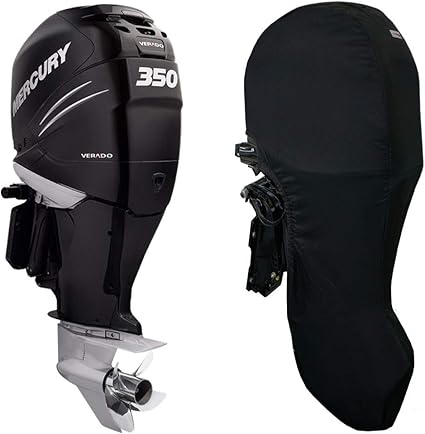 Amazon Com Oceansouth Mercury Verado Outboard Full Storage Cover 6cyl 2 6l 200hp 400hp 30 Leg Automotive