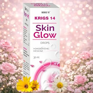 KRIG'S 14 Skin Glow Drops - Homeopathic Medicine For Natural Skin Glow And Hydration 30ml BOTTLE Price In India