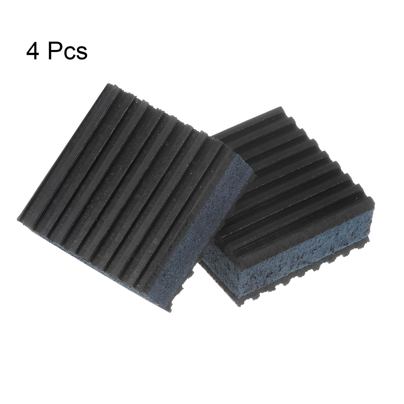 Almohadillas antivibración de Goma, Almohadilla Aislante de Vibraciones y amortiguación de Ruido con Centro de EVA for compresor de Aire.(8pcs 3 x 3 in)