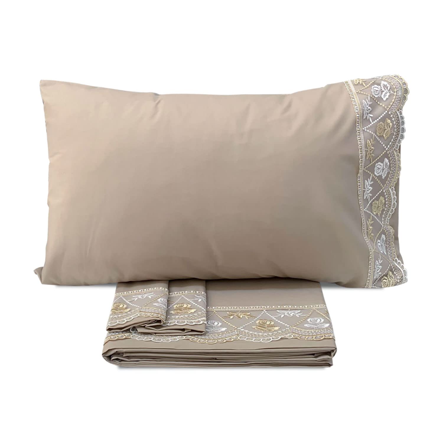 Parure de lit double Penelope 5551 coton Renato Balestra pour chambre parentale
