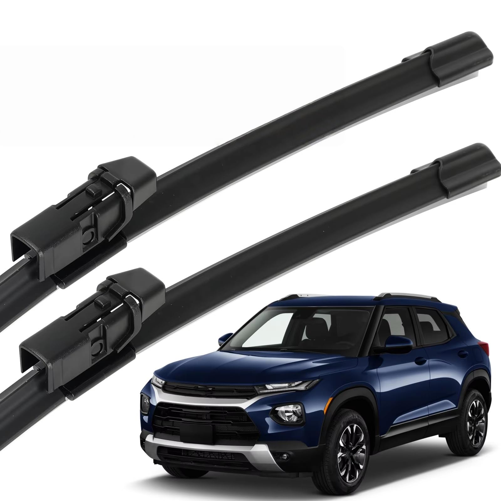 PAPEP Windscreen Wiper Blades for TrailBlazer MK2 S-10 2012-2020 22''+18'', Front Replacement Wipers OEM Quality Water Repellent Rubber Automotive Windshield