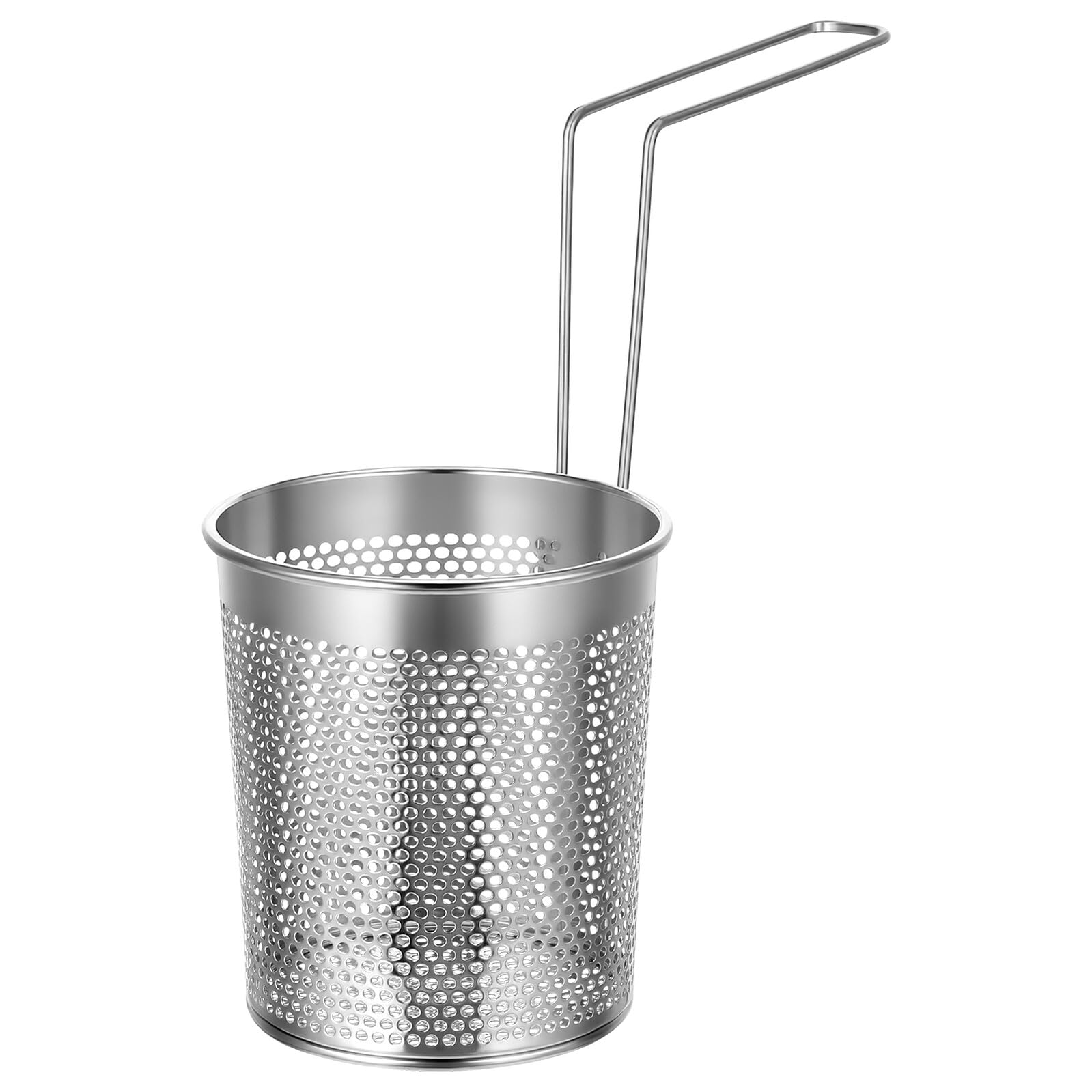 Cestello per Pasta e Scolapasta in Acciaio Inox Pieghevole, Cestelli per Cuocipasta e Filtraggio, Accessorio per Cucina Casalinga
