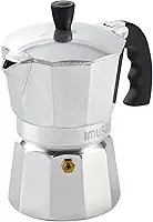 IMUSA USA B120-42V Alumínio Espresso Fogão Cafeteira 3 Xícaras, Prata