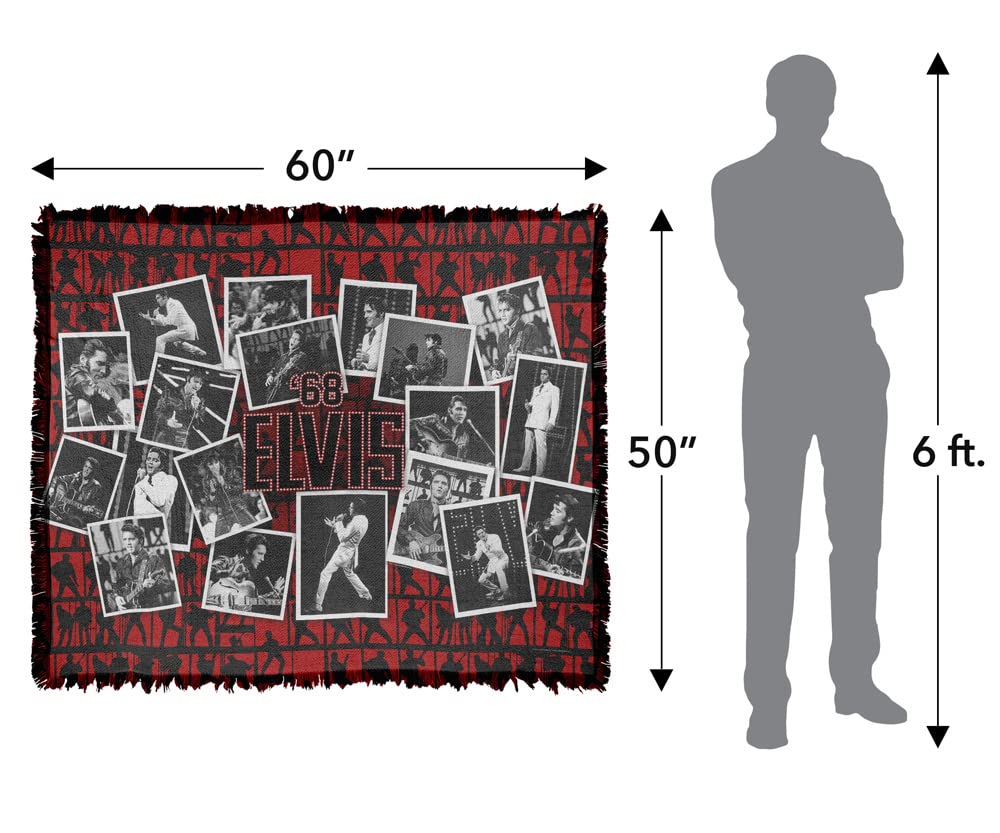 Amazon.com: LOGOVISION Elvis Presley Blanket, 50