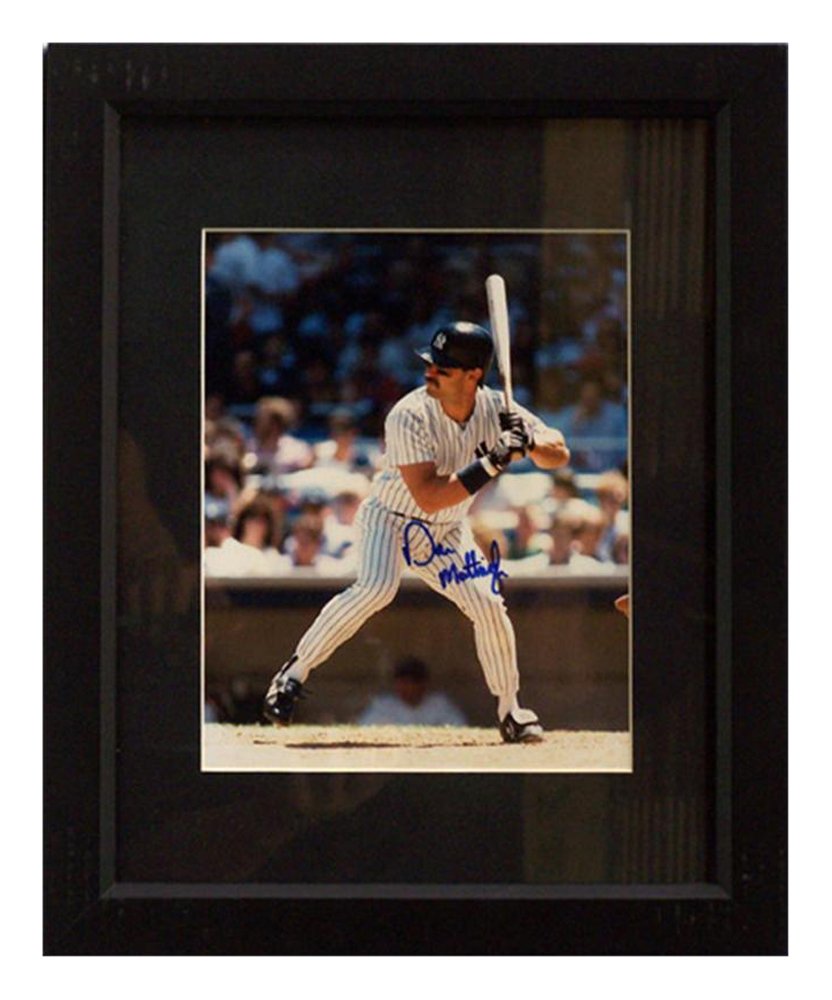 11x14 Autographed Frame - Don Mattingly New York Yankees