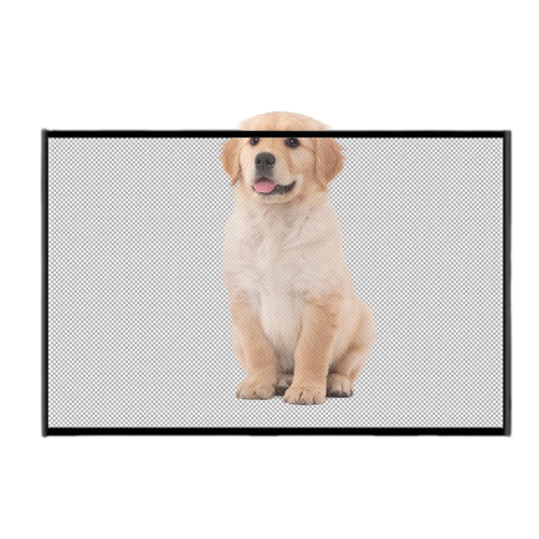 Rejilla de protección para mascotas, valla de gasa para bebés y mascotas, puerta de entrada, puerta de escalera, puerta plegable portátil, puerta para perros, puerta de seguridad de rejilla,110*72cm