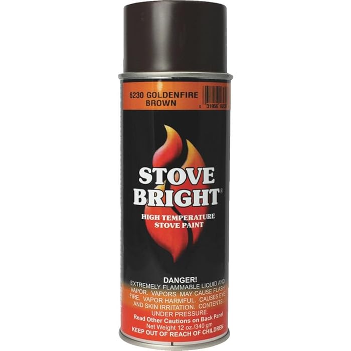 Buy Stove Bright 6230 12 Oz Golden Fire Brown Stove Bright High