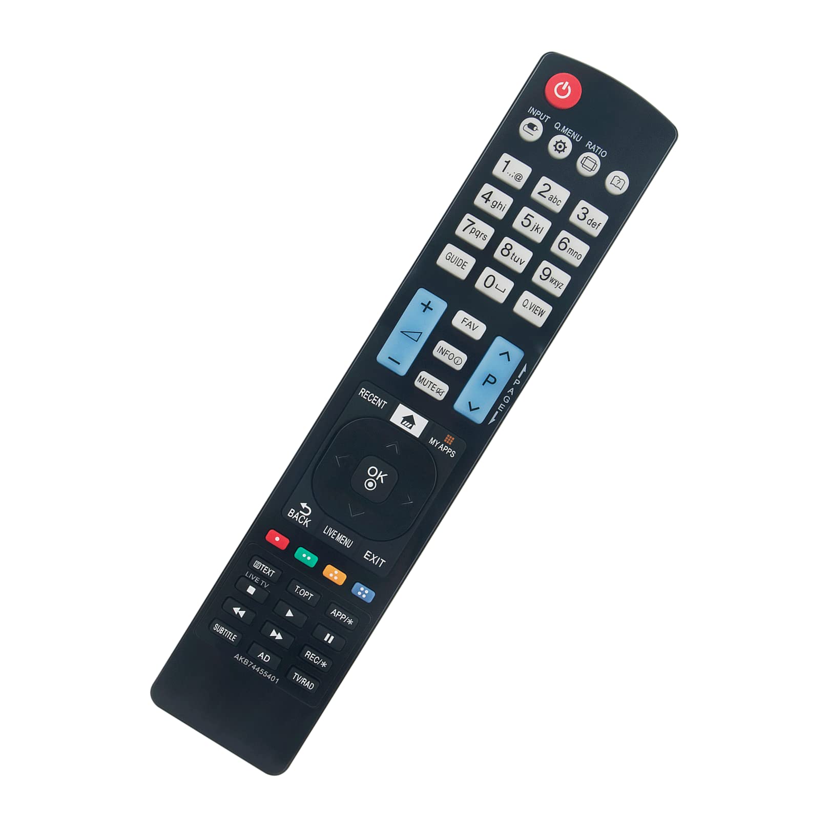AKB74455401 VINABTY zamienny pilot zdalnego sterowania kompatybilny z LG TV AKB74455401 pilot 32LF630V 40LF630 49LF630V 40LF630V 43LF630V