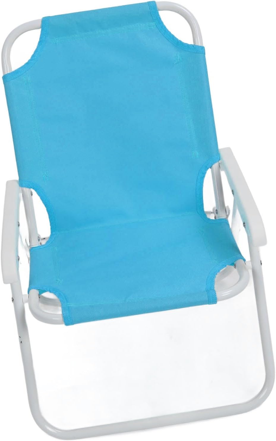 Focket Kids Beach Chair with Umbrella, Foldable Outdoor Chair for Kids, Child Friendly Lightweight Camping for Picnics Vacations Parties Lawn Sand Events (Blue)