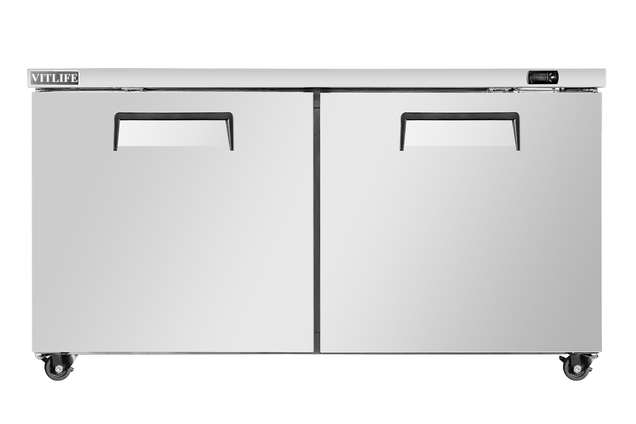 VITLIFE VUC60R 17 cu ft Compact Fridge Stainless Steel