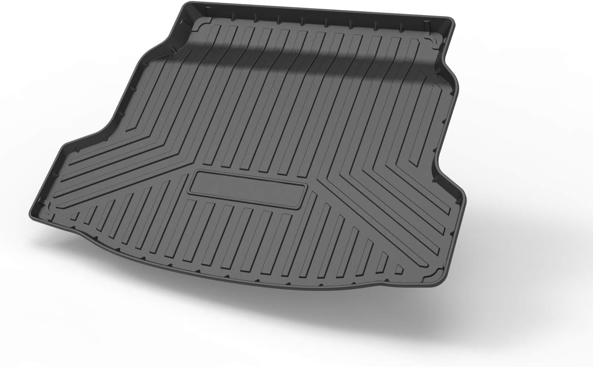 Civic Hatchback Cargo Mat - Compatible with 2017-2023 Model?All Weather Rear Cargo Liners Trunk Tray Floor mats?3D Tech Waterproof Durable Odorless TPO,Non Sport/Sport Touring/SI/ST/Type R Model For 2017-2023 Civic Hatchback