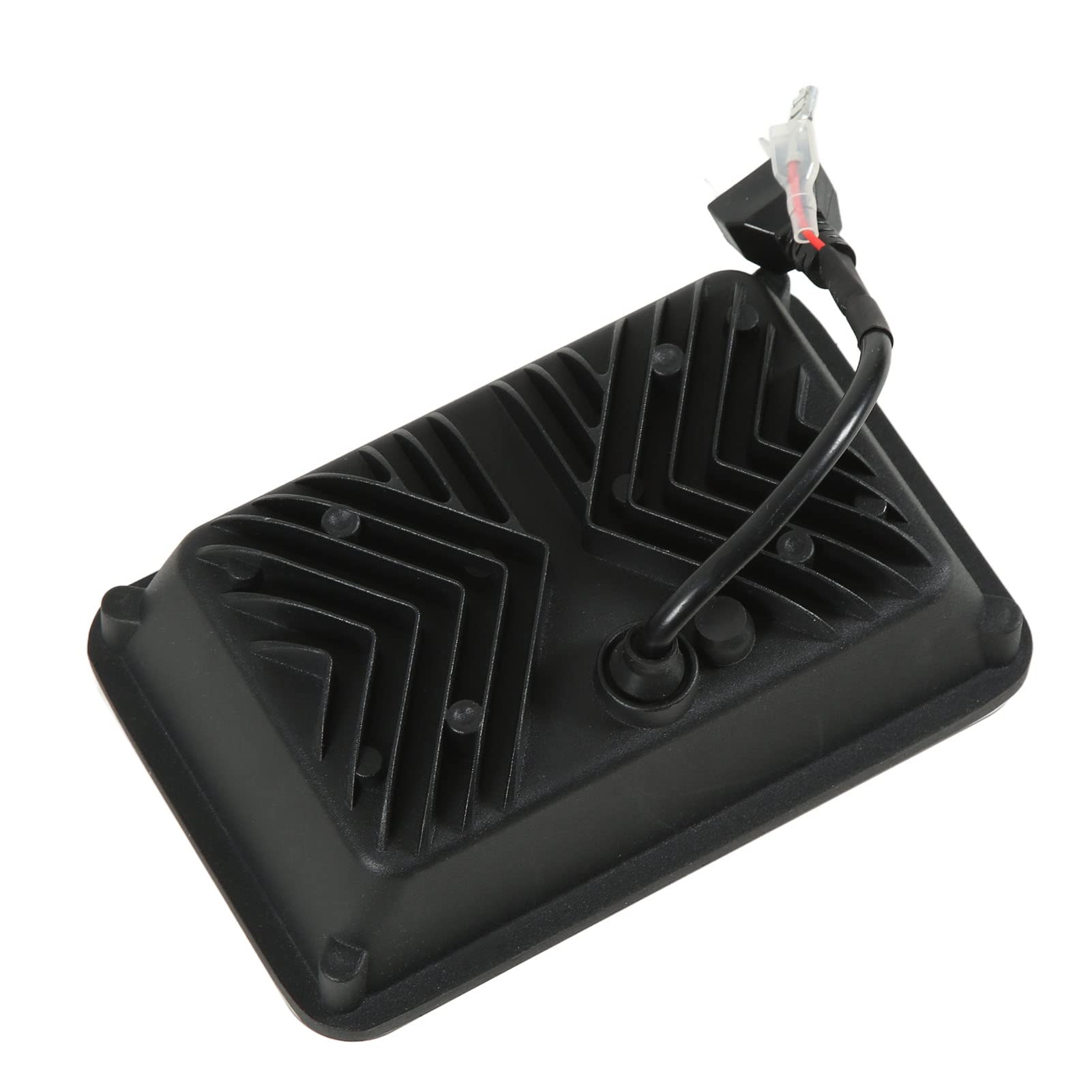 Tbest Faro a LED Quadrato Faro Anteriore a LED 100W 6000K Luce di Marcia Antiriflesso Segnale di Svolta Abbaglianti per ATV SUV Camion Veicolo Costruzione