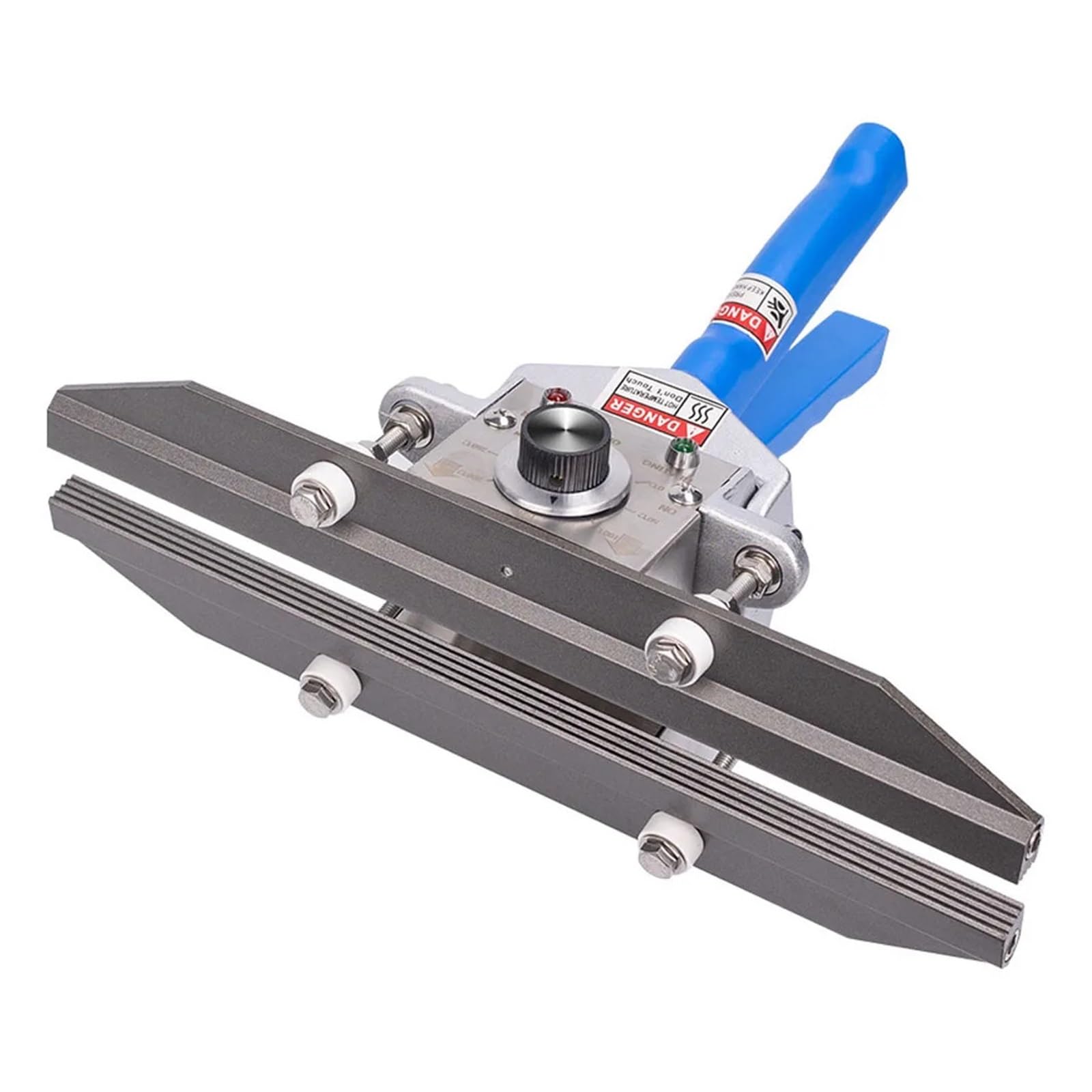 Sellador de impulso manual, máquina de sellado de bolsas de papel de aluminio, máquina de impulso de sellado térmico Rendimiento alto(30cm)