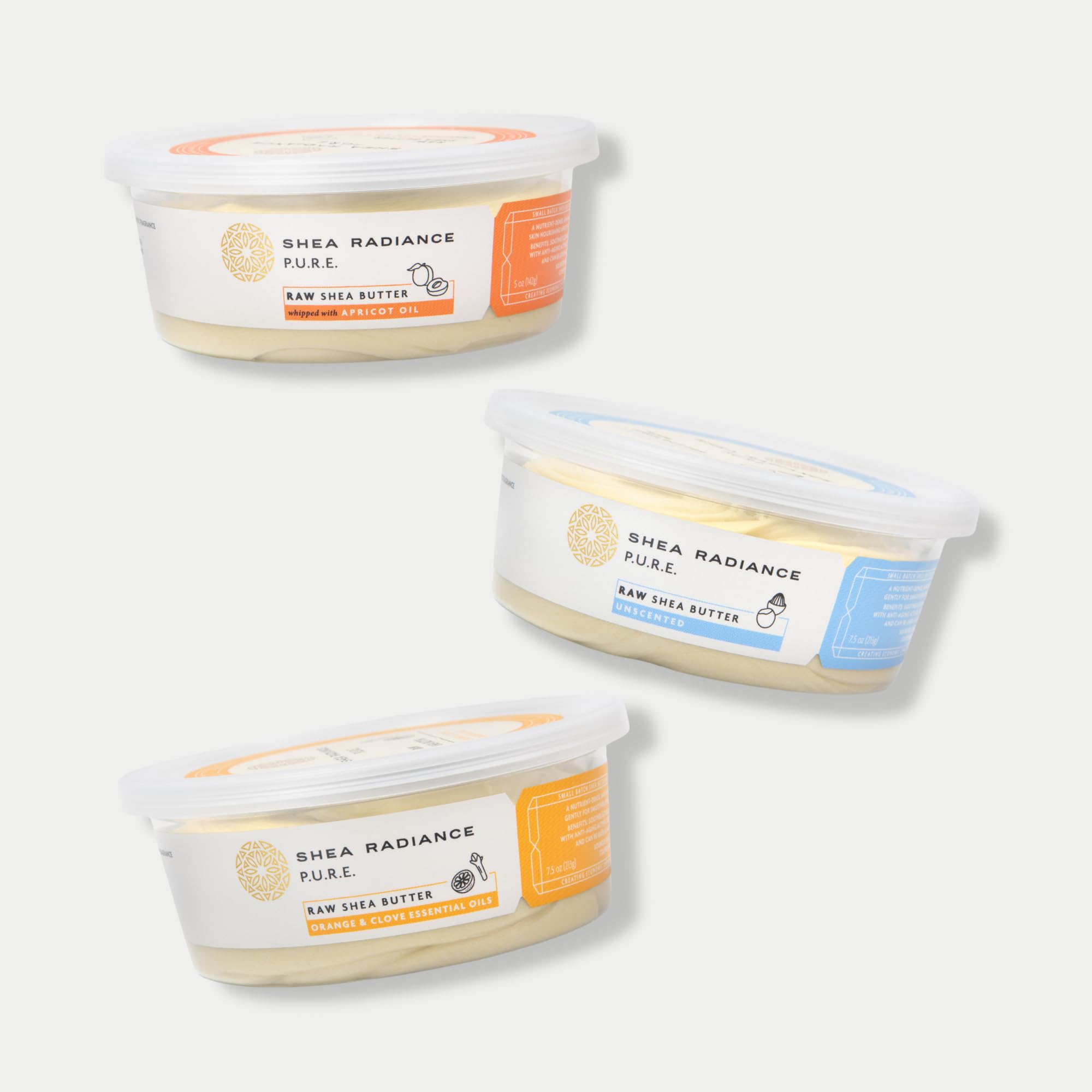 Shea Radiance Shea Butter, Whipped Apricot 5 OZ