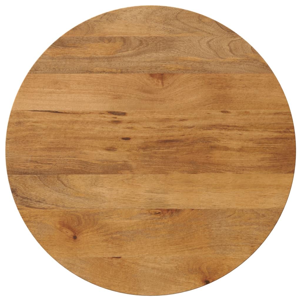 Vidaxl Brown Table Top, Dining Table Top For Home, Replacement Board For Side Table Dinner, Wooden Furniture Top, Round Solid Wood Mango