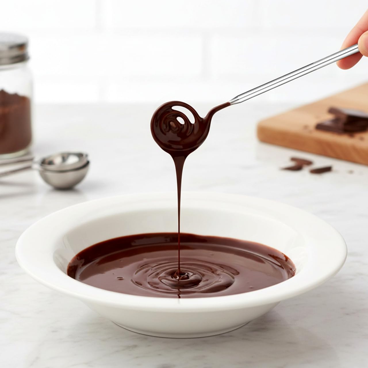 3Pcs Chocolate Dipping Tools, Stainless Steel Truffle Candy Dipping Tools Set, Baking Supplies Stainless Steel Fondue Fork, Cooking Supplie for Home Bakers Dishwasher Safe — Amazon image 7