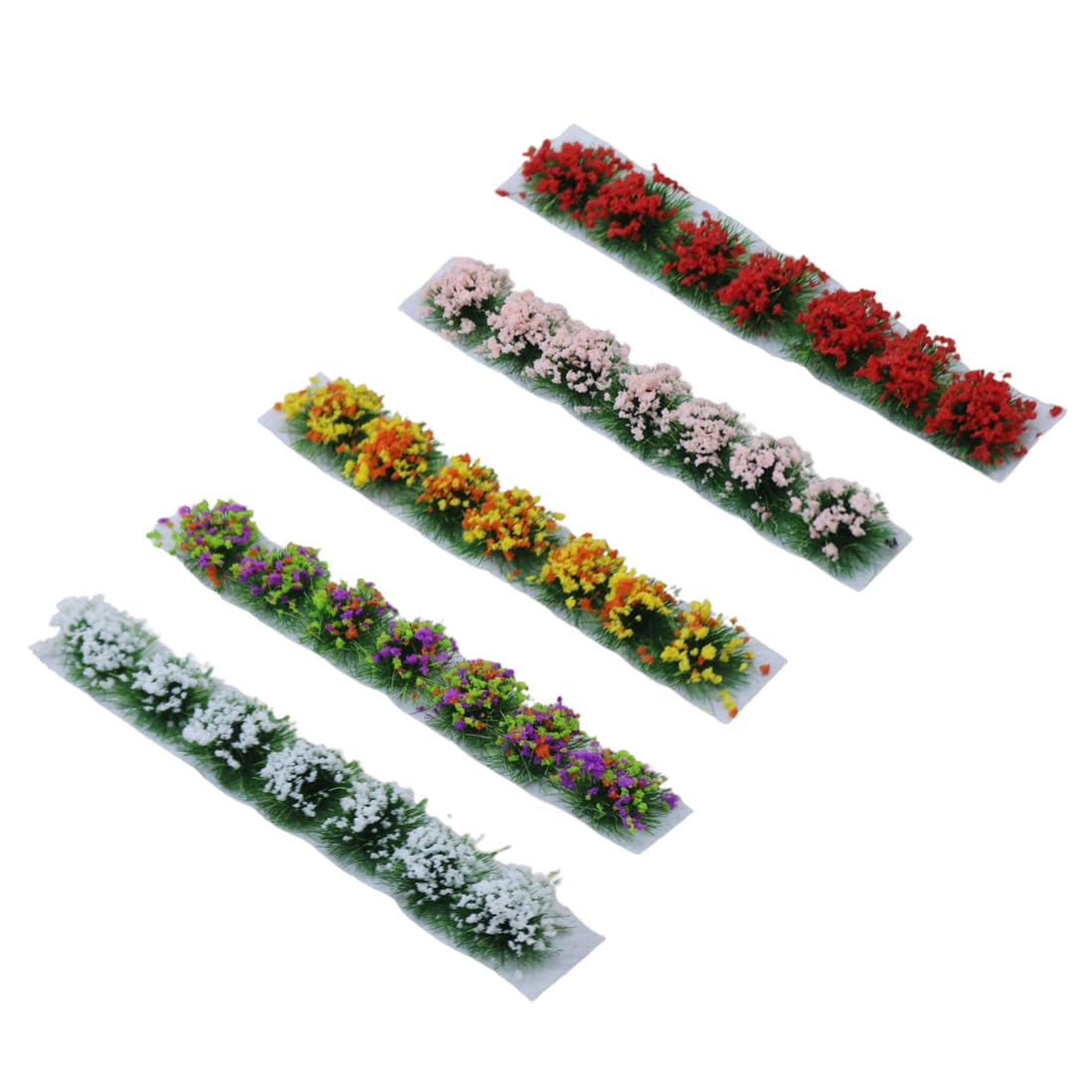 Paesaggi Ciuffi D'Erba Modello Erba Statica Ciuffo Erba Ferroviaria Erba Modellismo Cespugli di Fiori Utilizzato per La Decorazione del Giardino di Paesaggio Ferroviario, 35 Pezzo