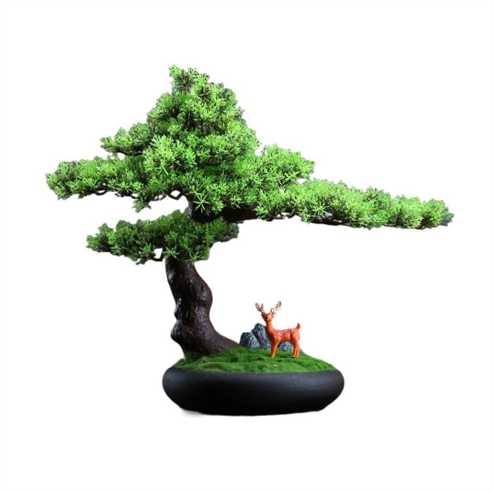Fake Plant Simulation Pine Tree Ornaments Living Room Entryway Hotel Lobby Decoration Office Tea Table Bonsai