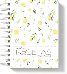 Caderno de Receitas – Minhas Receitas Favoritas (Limão)