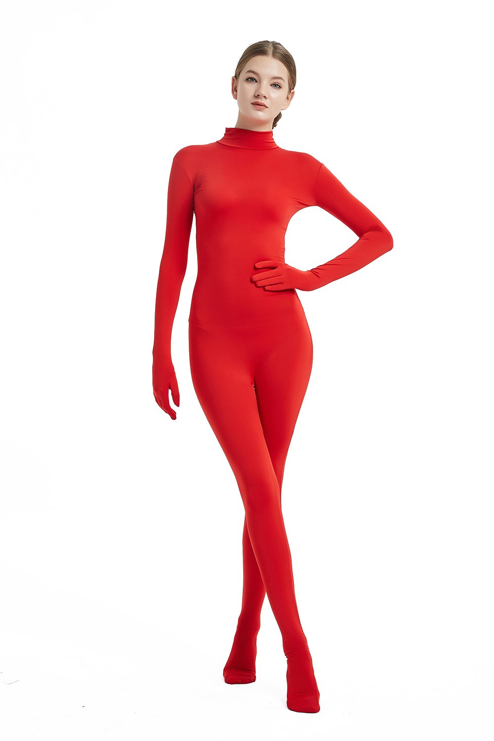 Full BodysuitWomens Costume Without Hood Lycra Spandex Zentai Unitard Body Suit