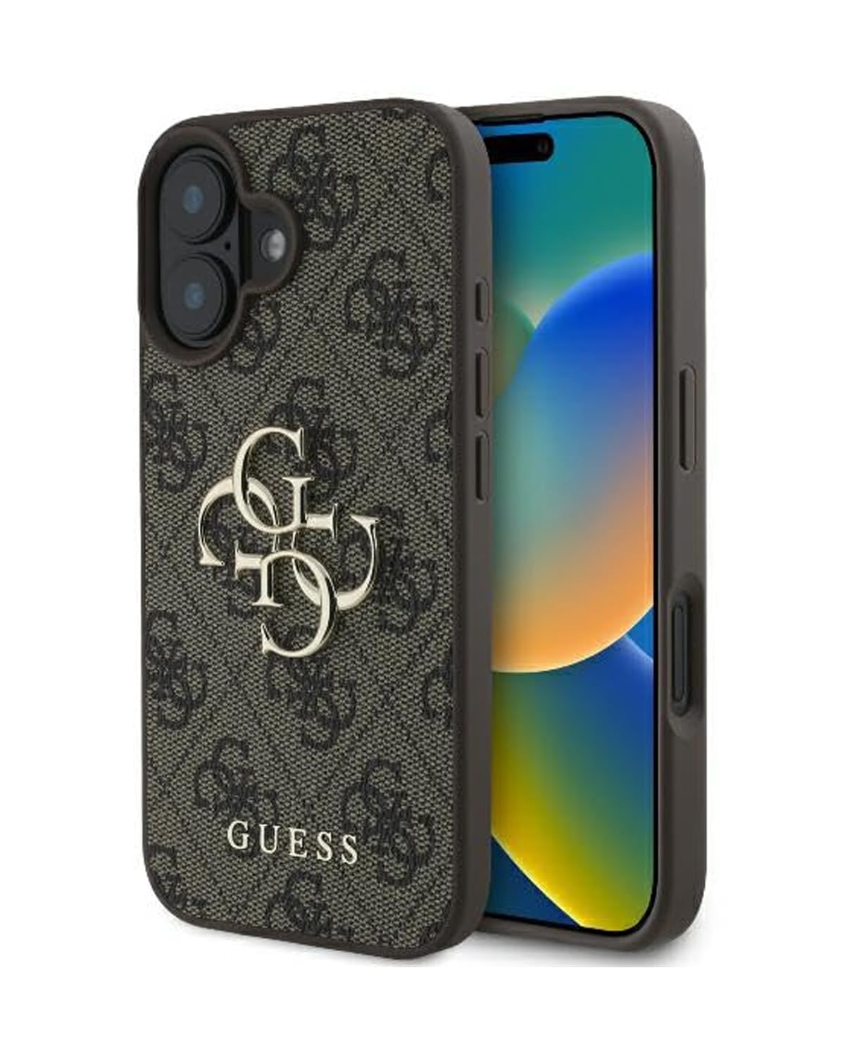 CG MOBILE Guess iPhone 16 Plus Case [Official Licensed] PU Leather Case with 4G Big Metal Logo | Shock Absorption Protective Case/Cover Designed for iPhone 16 Plus (6.7-Inch) (2024) - Brown (B0DFHHKJ1W) Amazon Price History, Amazon Price Tracker