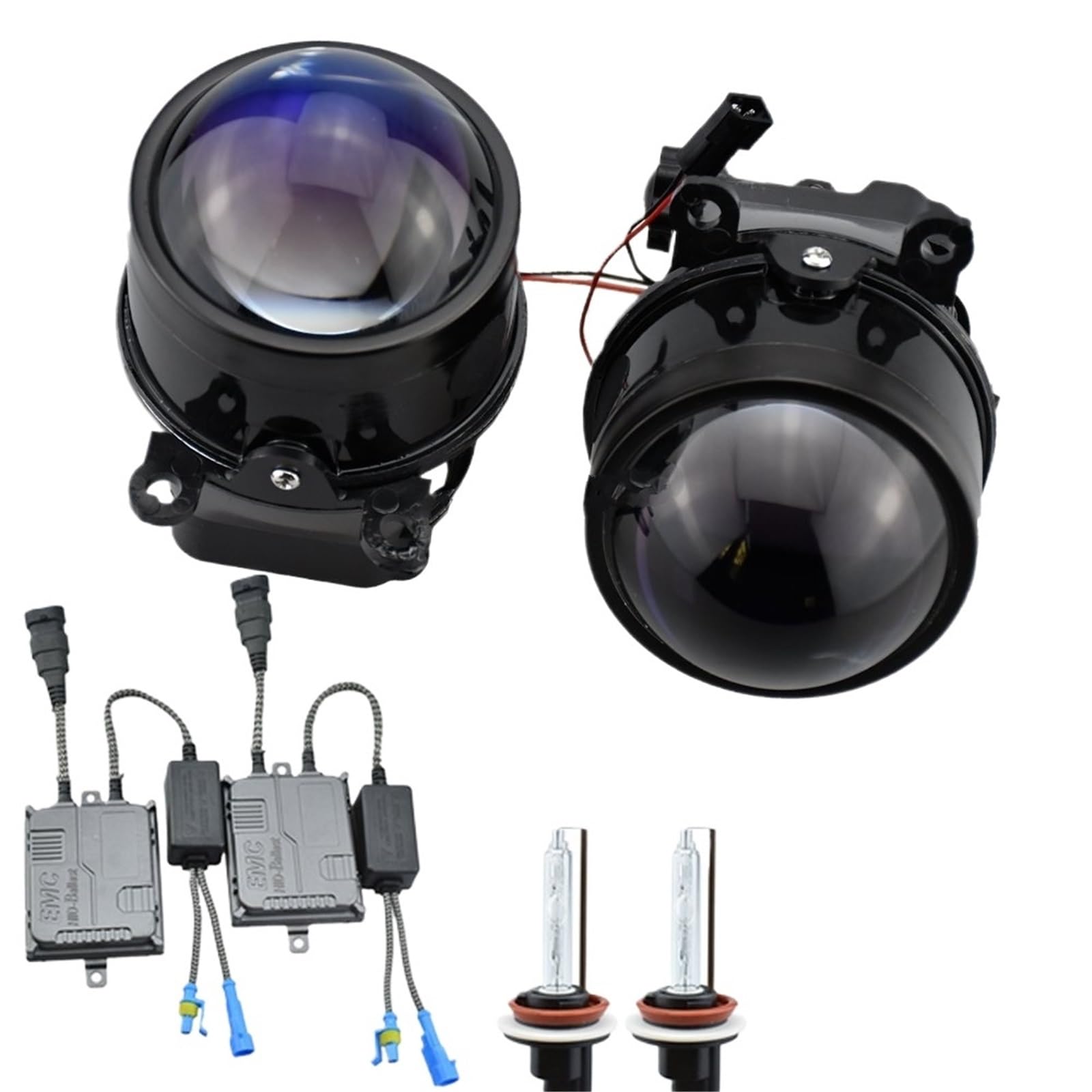 Phare Note E11 Navara D40 Pathfinder R51 projecteur HID 55W