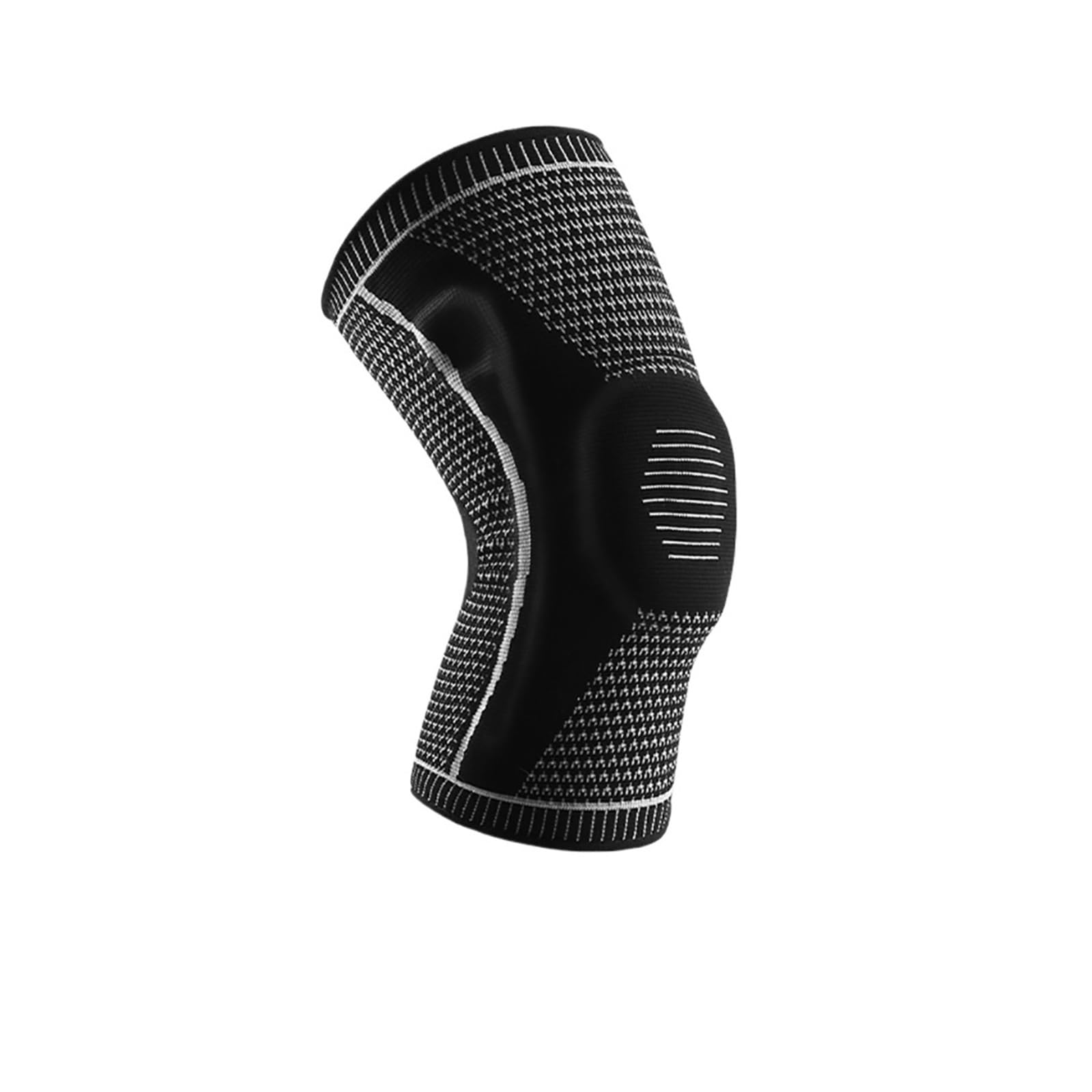 MRKU Genouillères de Sport antidérapantes, Maintien et Protection, Sangle Demi-pièce, Protection rotulienne et ménisque Interne, en Silicone, Compression, orthèses de Sport, Basketball, Course à Pied