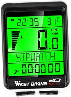 Toddmomy 5 Excersize Bike Cycle Speedometer Bike Stopwatch Bike Speedometer Bike Code Table Bike Odometer Black Big Screen Appliance Road Bike Bike Stopwatch Bike Speedometer