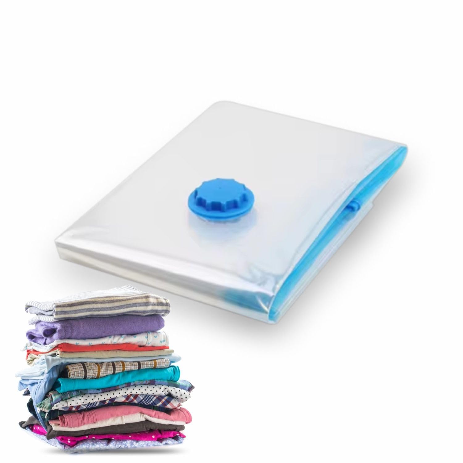 Uspl Large Vacuum Storage Bag 60Cm X 80Cm – Reusable Space Saver Compression Bags For Travel & Home – Vacuum Cleaner Storage Bags For Clothes, Luggage & Suitcase Organisation