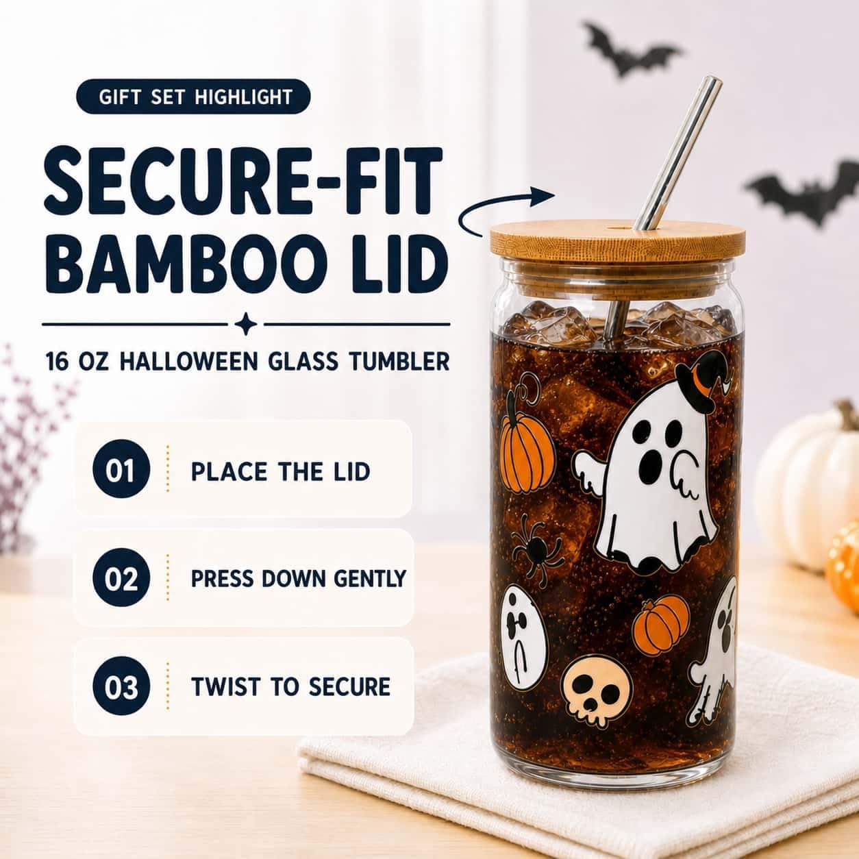 Boo Basket Stuffers for Teen Girls, Halloween Gifts for Women
