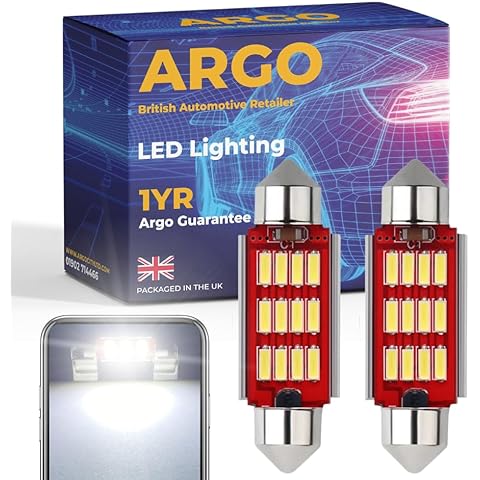 Argo 36mm 239 Festoon LED Car Bulbs Cover
