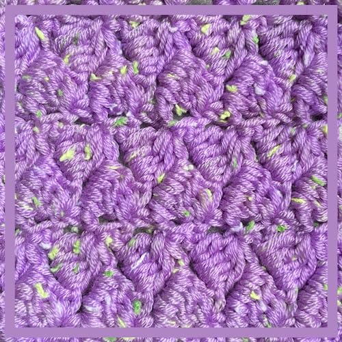 Image of Tweed Twinkles Soft Baby Yarn for Crocheting, 8-Pack (696Yds / 400G), Free Patterns - Acrylic Baby Blanket Knitting Yarn with Flecks - Size 3 DK Light Worsted Weight - Wisteria Purple